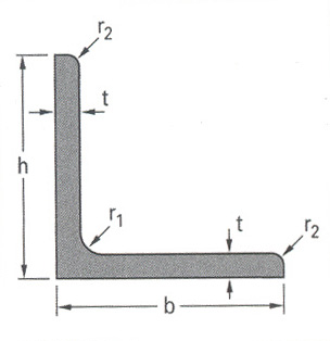 שרטוט פרופיל זוית (L)